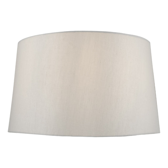 Griffith Grey Faux Silk Tapered Drum Shade 30cm