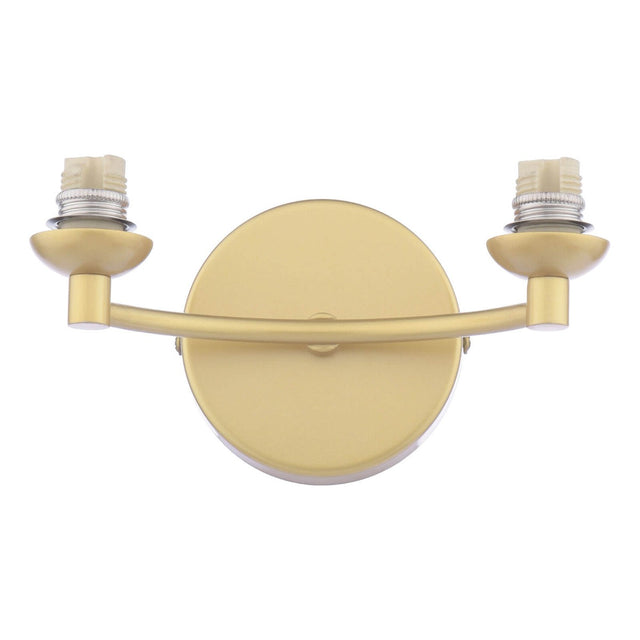 Izzy 2 Light Wall Light Matt Gold Bracket Only