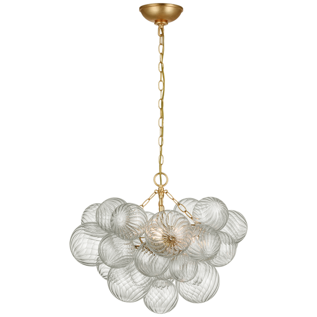 Talia Small Chandelier Gold Leaf