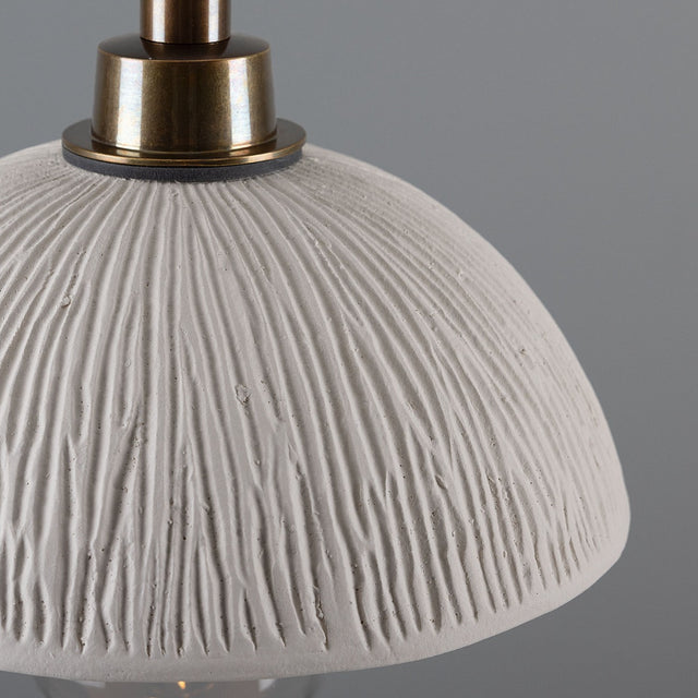 Kingii Pendant - Matte White Striped