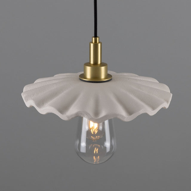 Kirhii Pendant - Matte White Striped