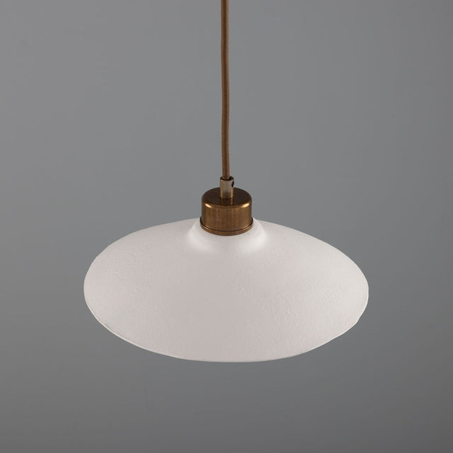 Pyrus Pendant - Matte White Striped