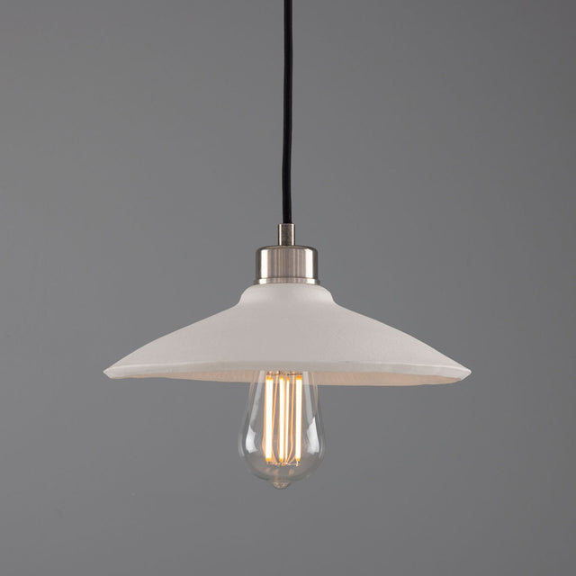 Pyrus Pendant - Matte White Striped