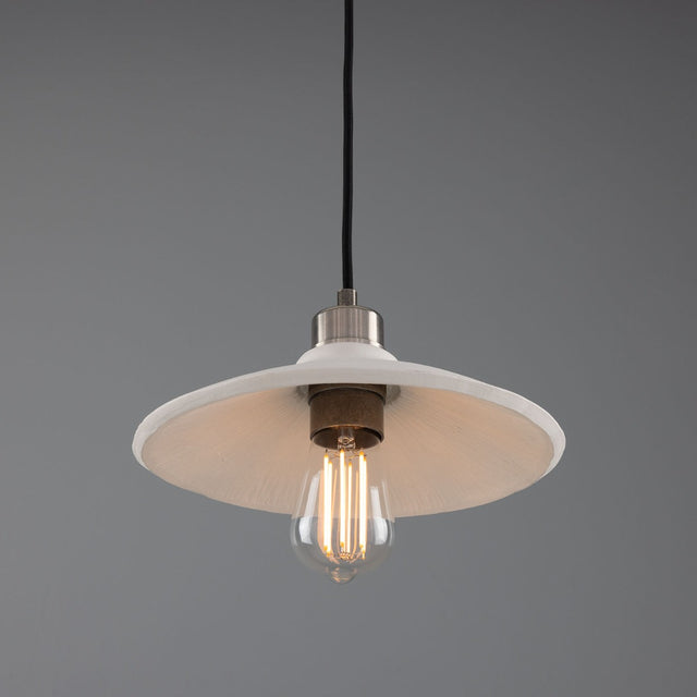 Pyrus Pendant - Matte White Striped