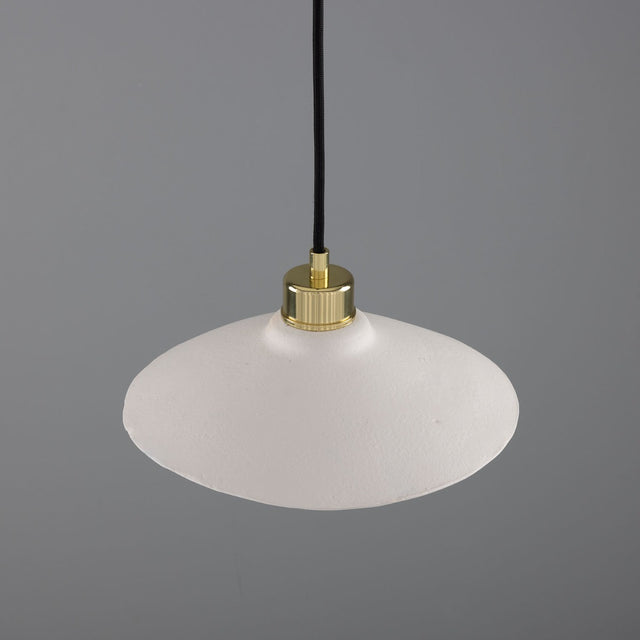 Pyrus Pendant - Matte White Striped