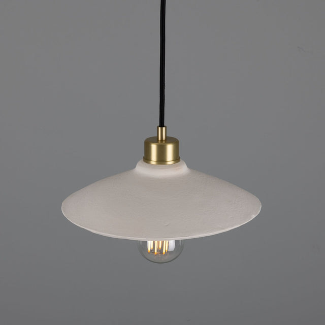 Pyrus Pendant - Matte White Striped