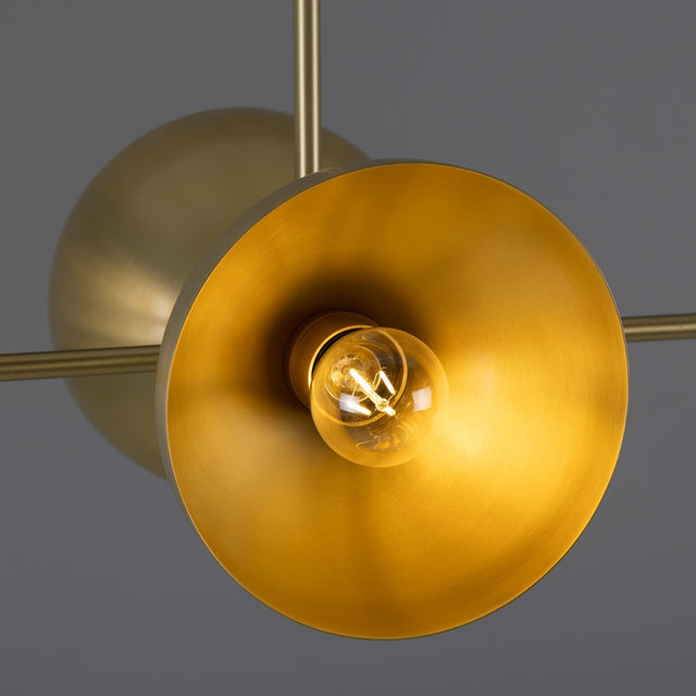 Eclipse Brass Dome Chandelier