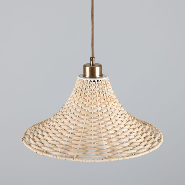 Savannah Rattan Large Pendant