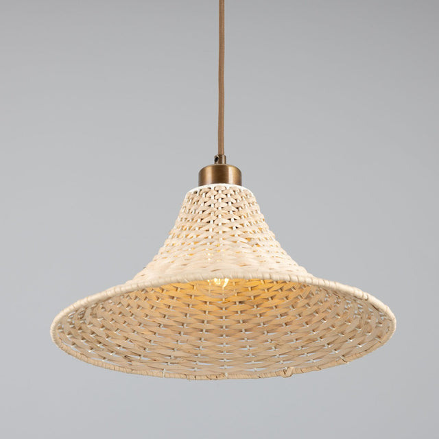 Savannah Rattan Large Pendant