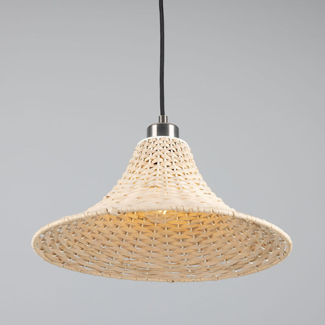 Savannah Rattan Large Pendant