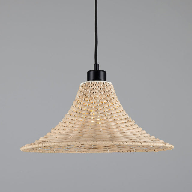 Savannah Rattan Large Pendant