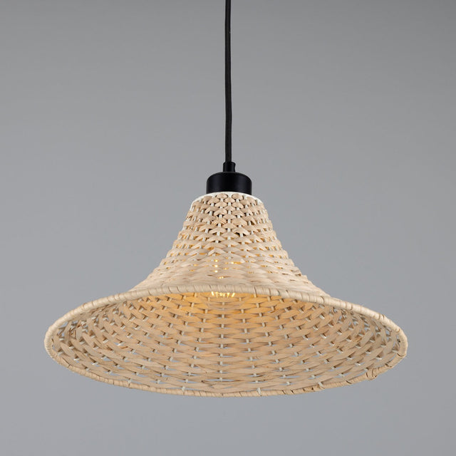 Savannah Rattan Large Pendant