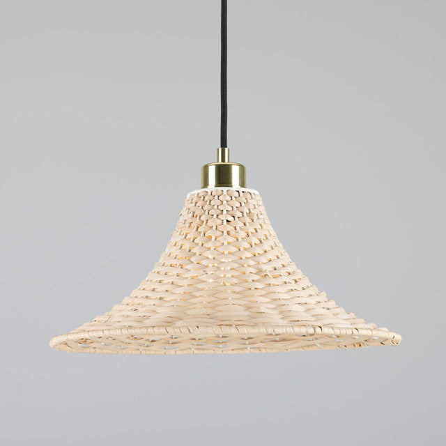 Savannah Rattan Large Pendant