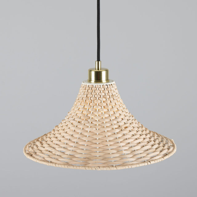 Savannah Rattan Large Pendant