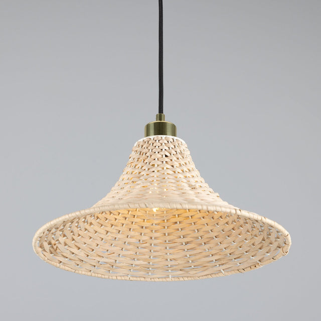 Savannah Rattan Large Pendant