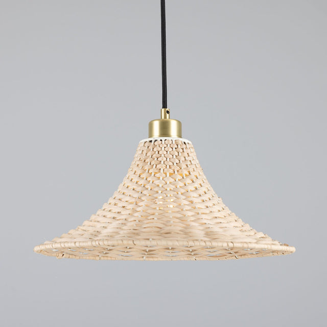 Savannah Rattan Large Pendant