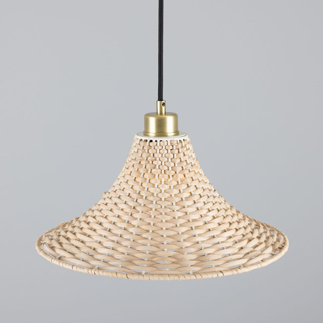 Savannah Rattan Large Pendant