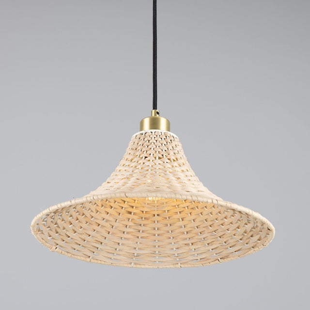 Savannah Rattan Large Pendant