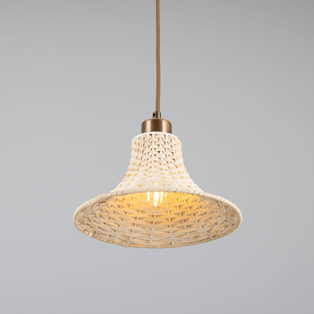 Savannah Rattan Small Pendant