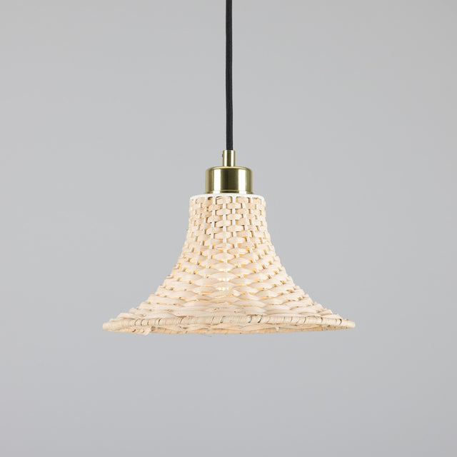 Savannah Rattan Small Pendant