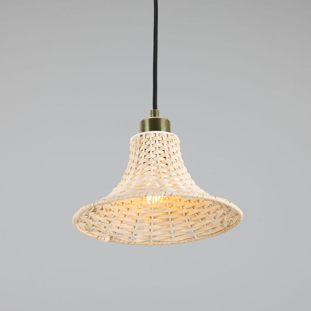 Savannah Rattan Small Pendant