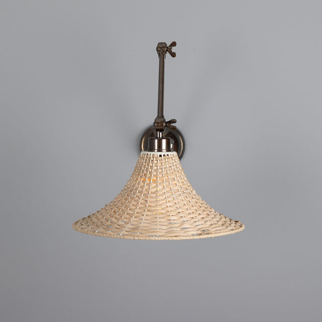 Savannah Rattan Large Wall Light