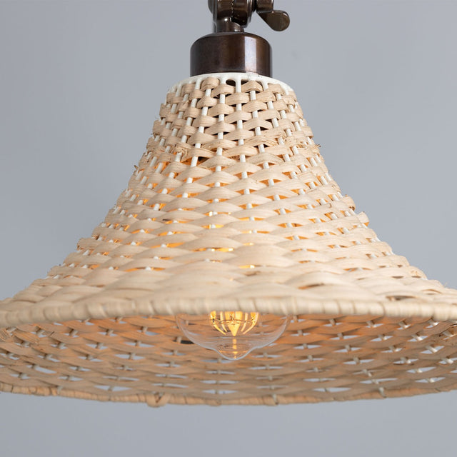 Savannah Rattan Large Wall Light