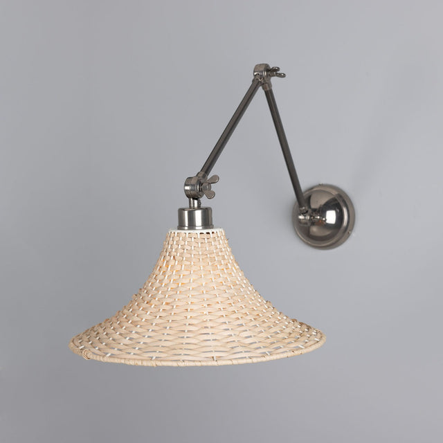 Savannah Rattan Large Wall Light