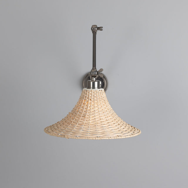 Savannah Rattan Large Wall Light