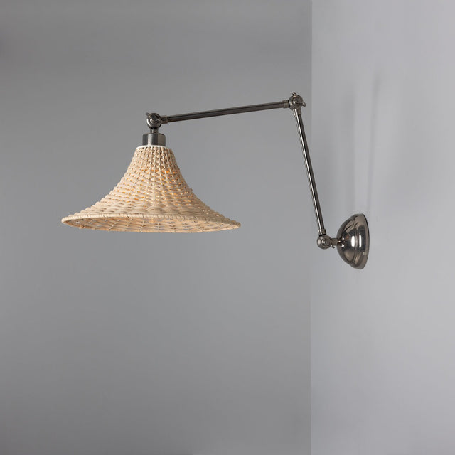 Savannah Rattan Large Wall Light