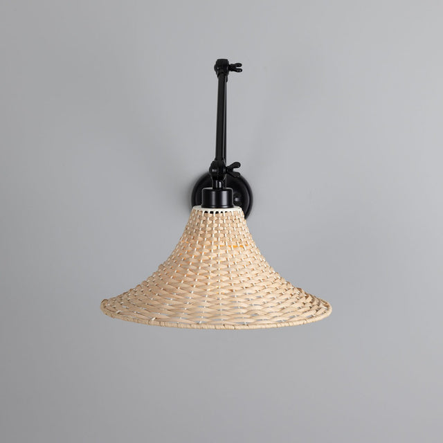 Savannah Rattan Large Wall Light