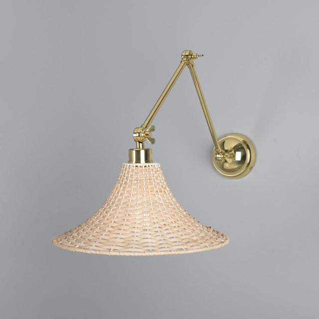 Savannah Rattan Large Wall Light