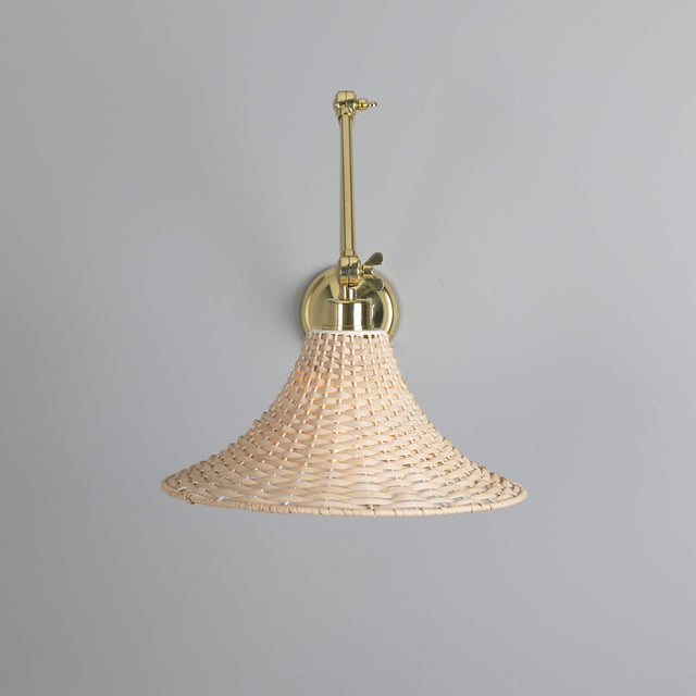 Savannah Rattan Large Wall Light