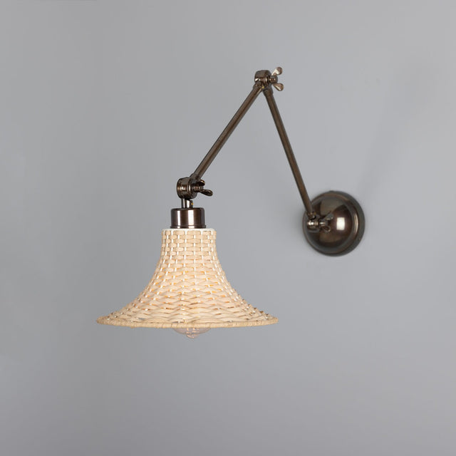 Savannah Rattan Small Wall Light