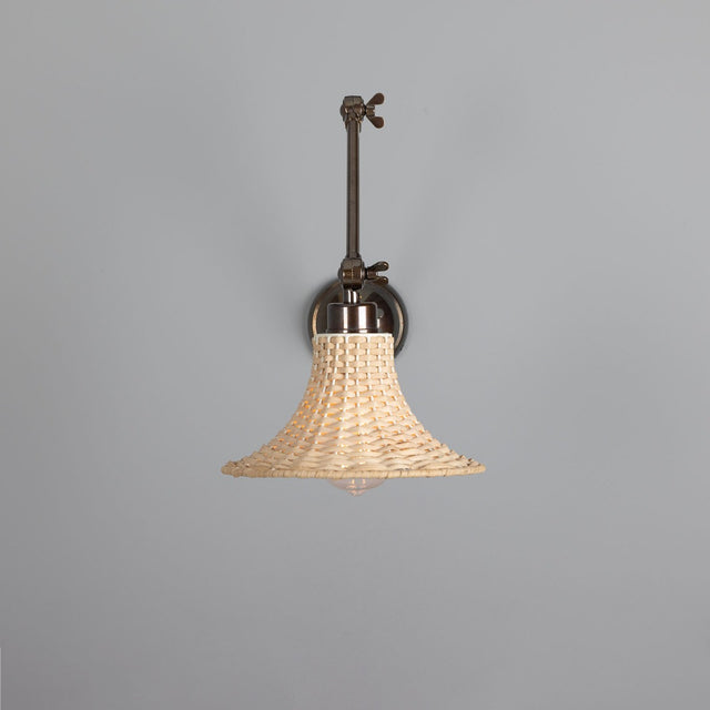 Savannah Rattan Small Wall Light