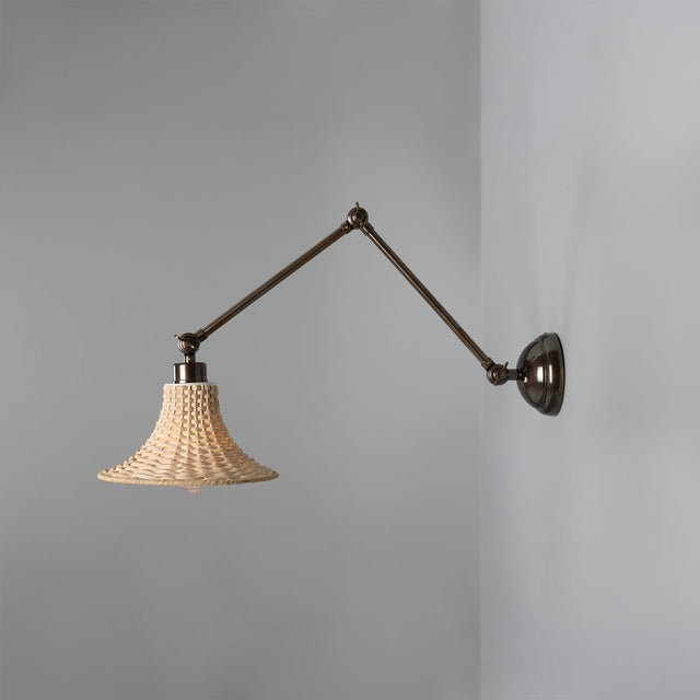 Savannah Rattan Small Wall Light