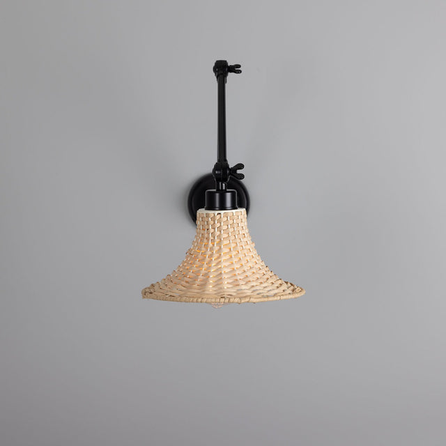 Savannah Rattan Small Wall Light