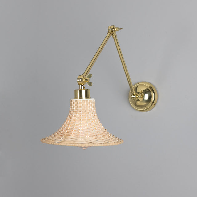 Savannah Rattan Small Wall Light