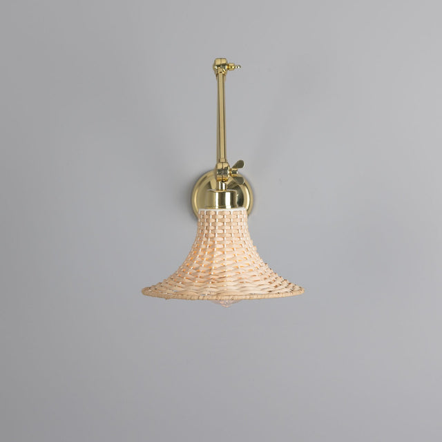 Savannah Rattan Small Wall Light