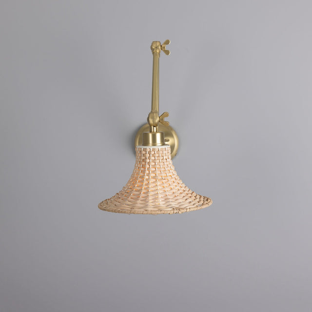 Savannah Rattan Small Wall Light