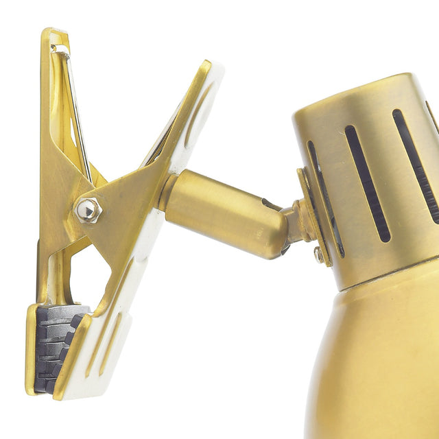 Osaka Clip On Spotlight Brushed Brass