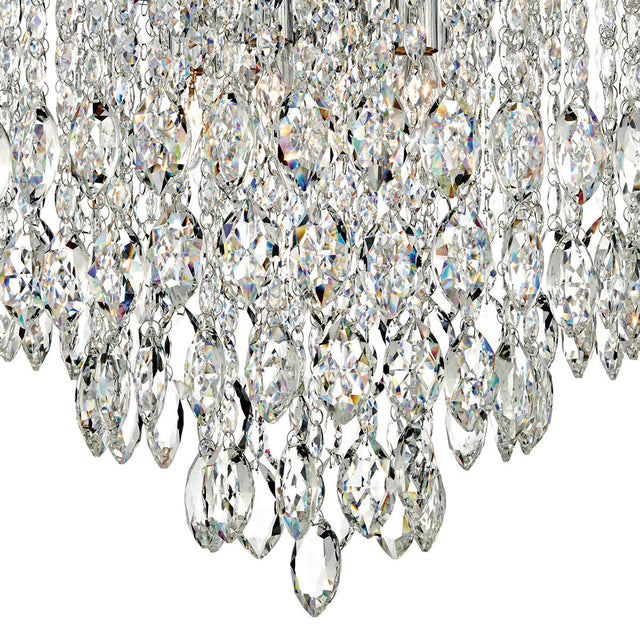 Pescara 5 Light Round Pendant Decorative Crystal