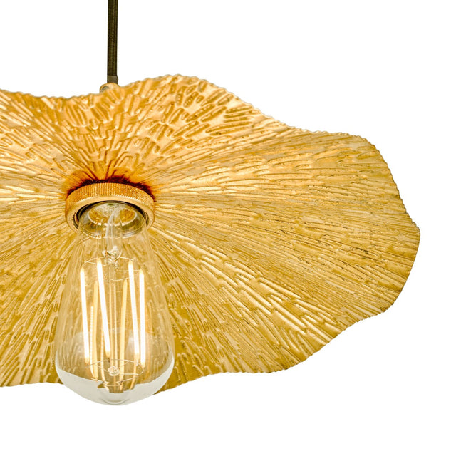 Piper 1 Light Single Pendant Gold Leaf