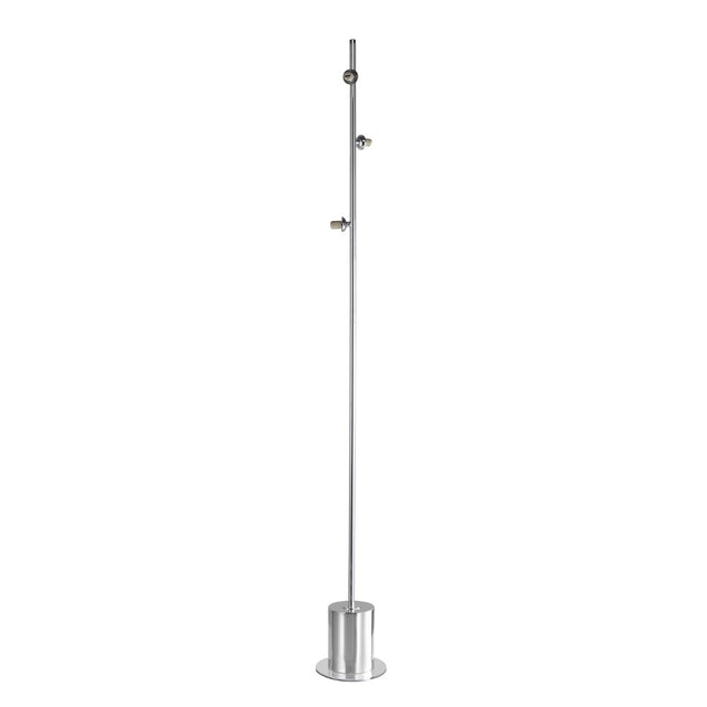 Spiral 3 Light Floor Lamp Polished Chrome Base Only