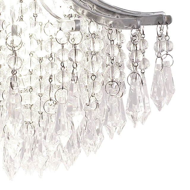 Suri 1 Light Pendant Crystal Polished Chrome