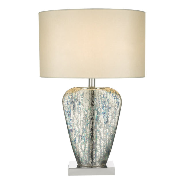 Syracuse Table Lamp Mercury Glass With Shade