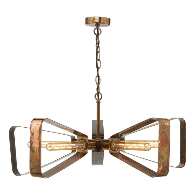 Yavanna Industrial 5 Light Pendant Oiled Copper