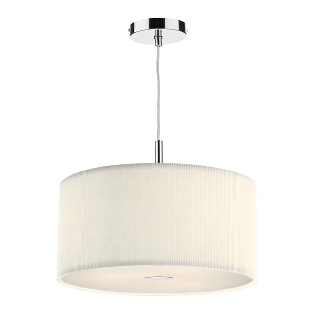 Zaragoza 3 Light Pendant Cream 40cm