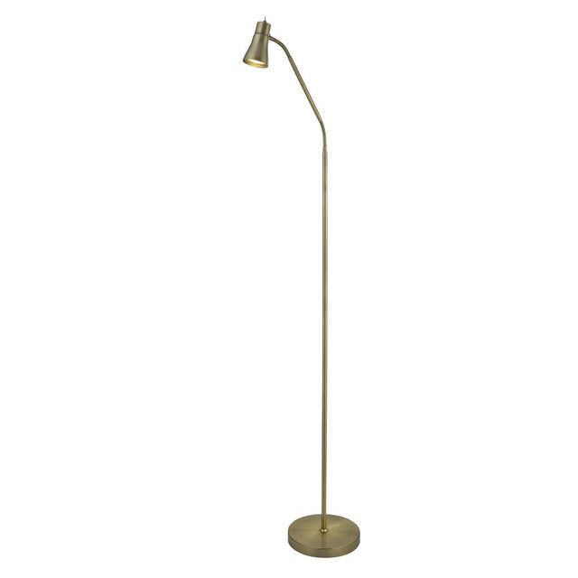 FUSION, 1LT FLOOR LAMP WITH FLEXI HEAD, AB