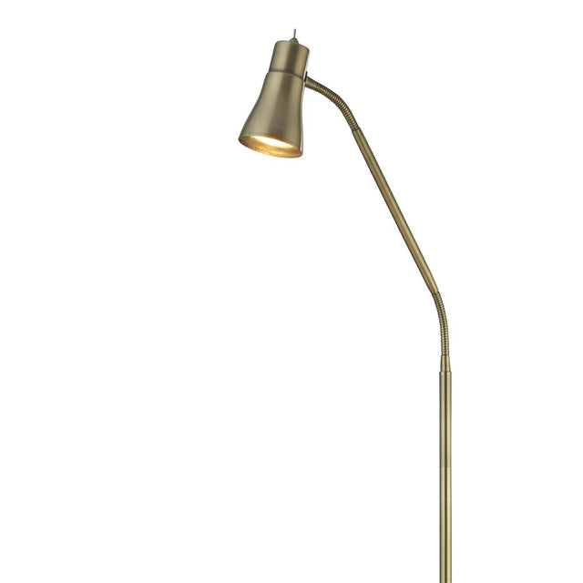 FUSION, 1LT FLOOR LAMP WITH FLEXI HEAD, AB